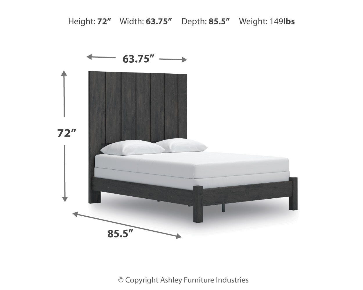 Fraluna Queen Panel Bed, Dresser and Mirror Signature Design by Ashley® Bedroom