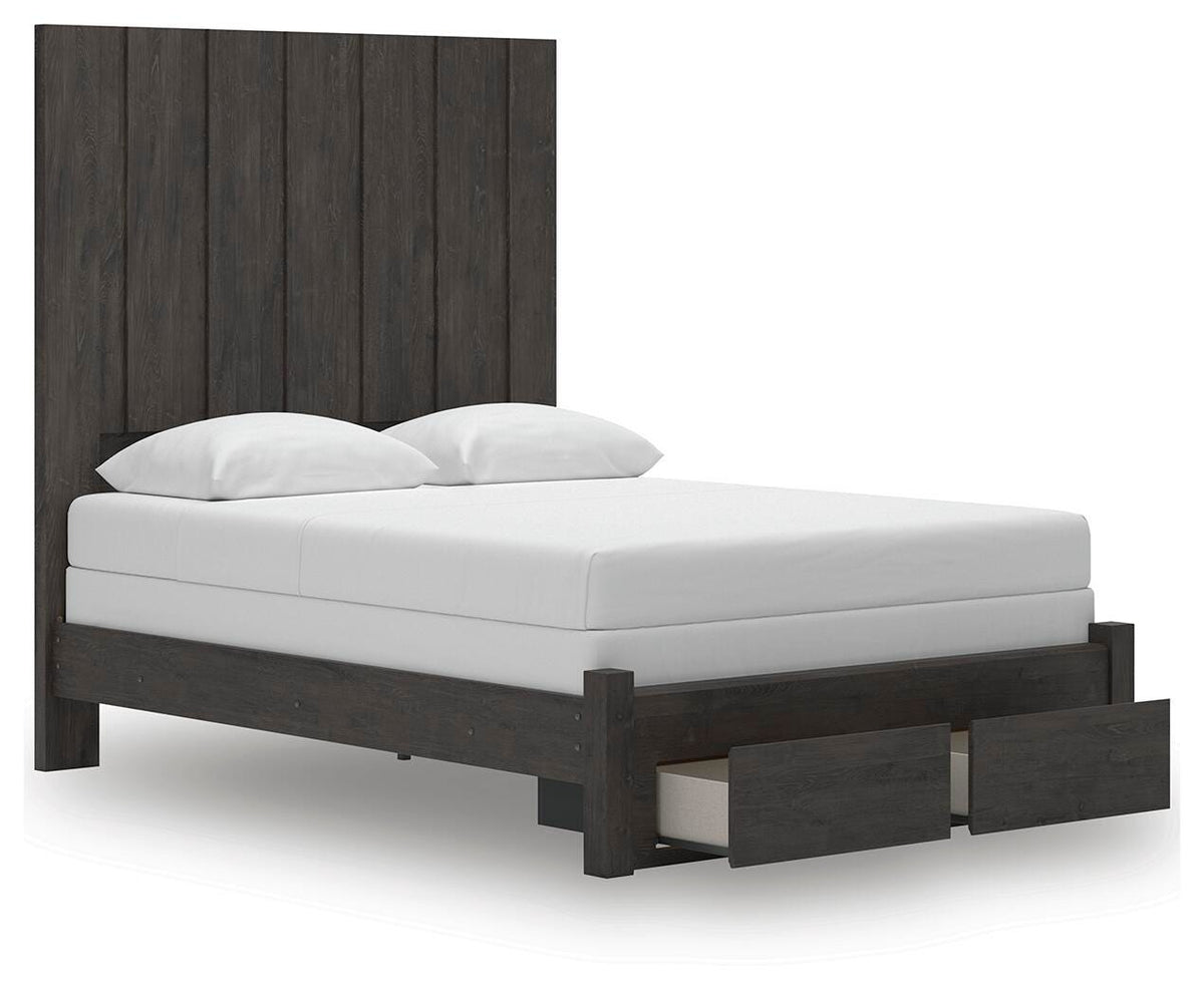 Fraluna Queen Post Storage Bed, Dresser and Mirror — 3-Piece Signature Design by Ashley® Bedroom
