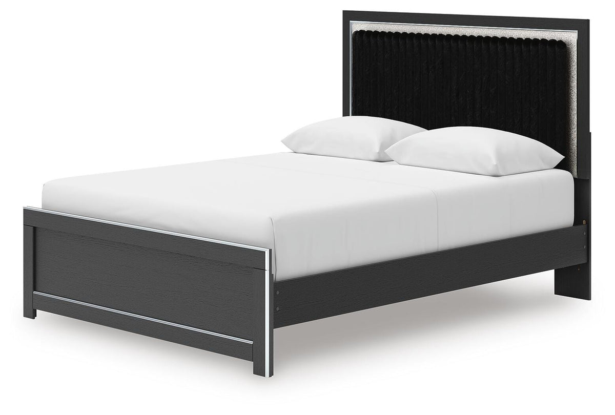 Zuraleus Queen Upholstered Bed, Dresser, Mirror and Nightstand Signature Design by Ashley® Bedroom Package