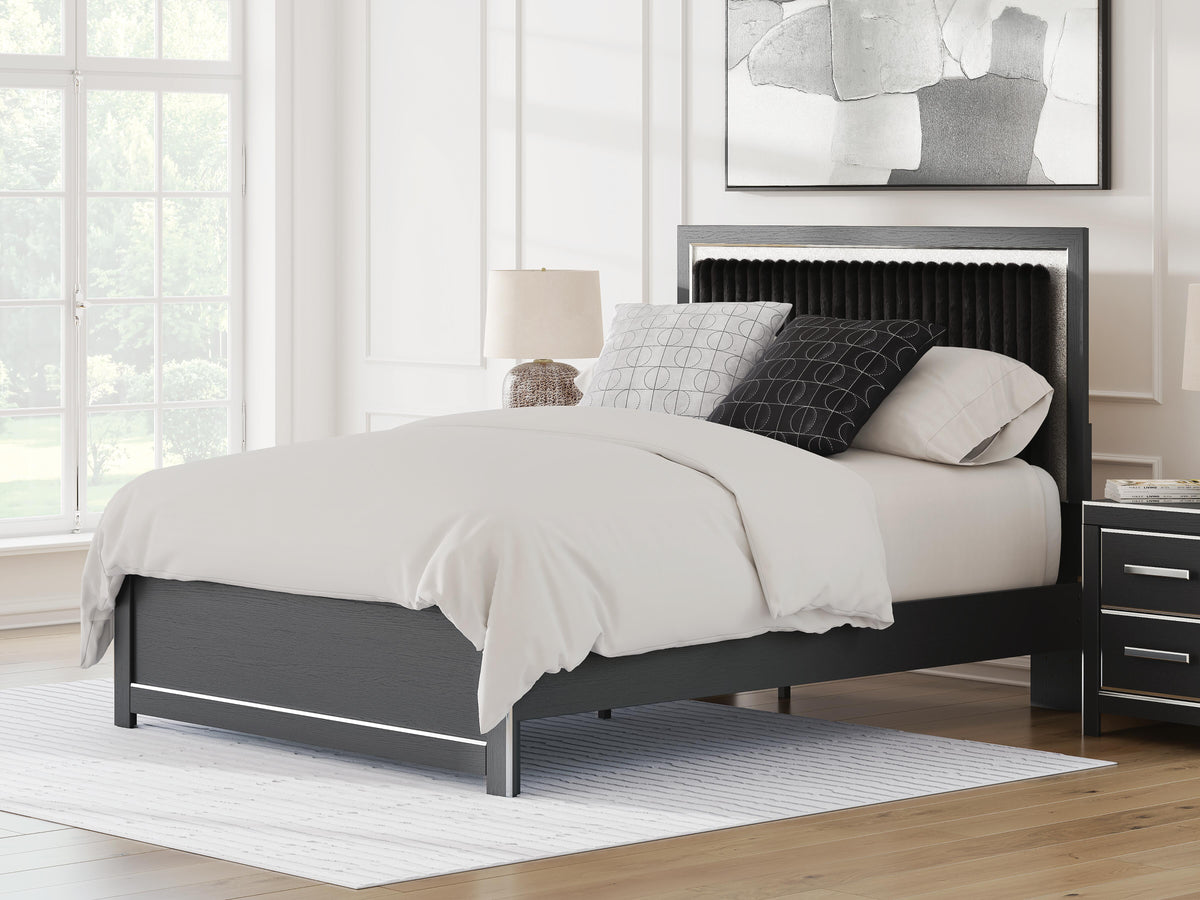 Zuraleus Queen Upholstered Bed, Dresser, Mirror and Nightstand Signature Design by Ashley® Bedroom Package