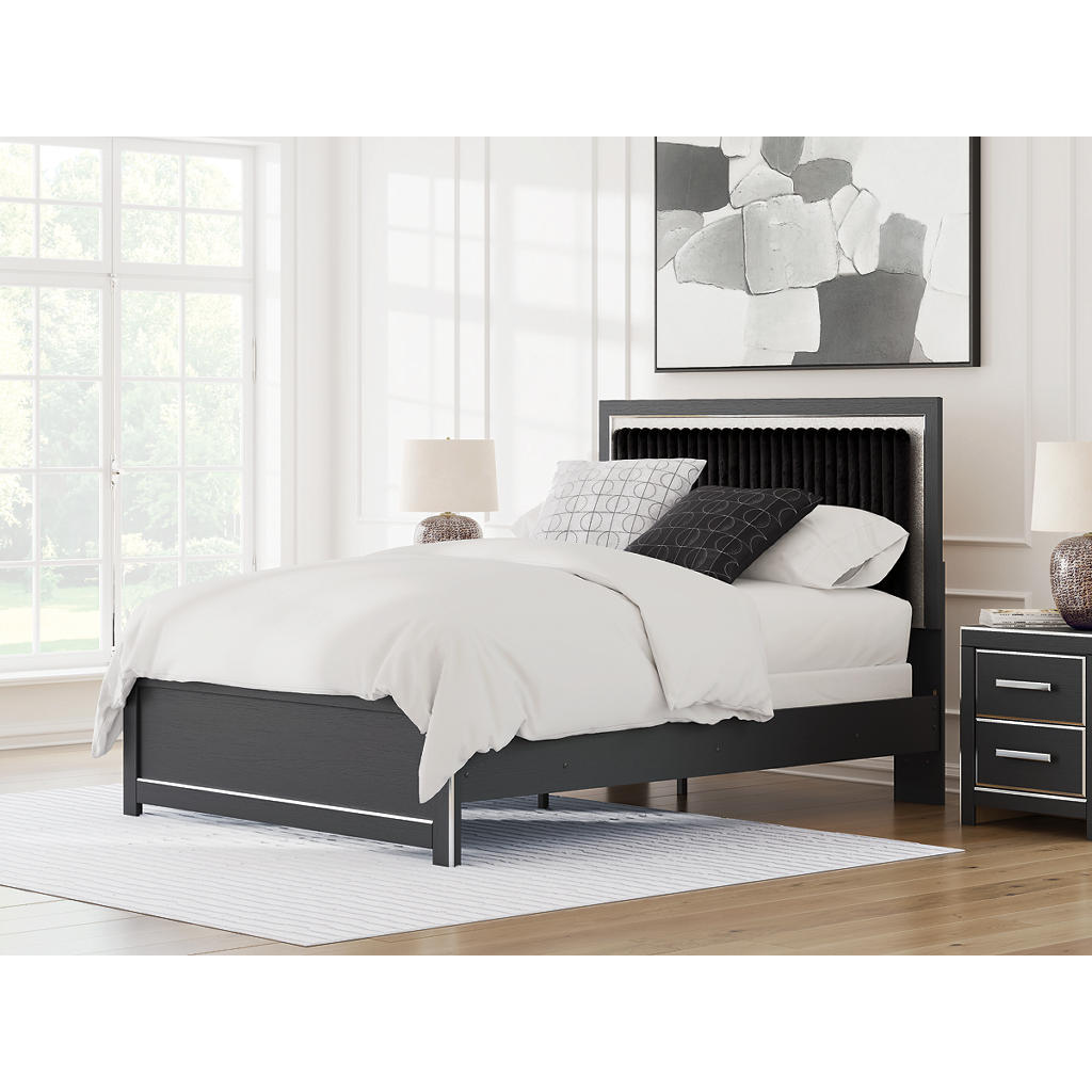 Zuraleus Queen Upholstered Panel Bed Signature Design by Ashley® Bedroom