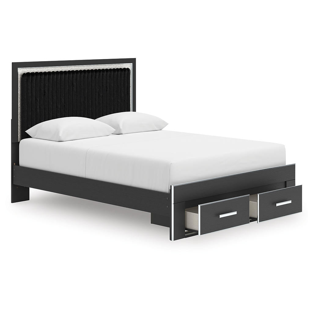 Zuraleus Queen Upholstered Panel Storage Bed Signature Design by Ashley® Bedroom