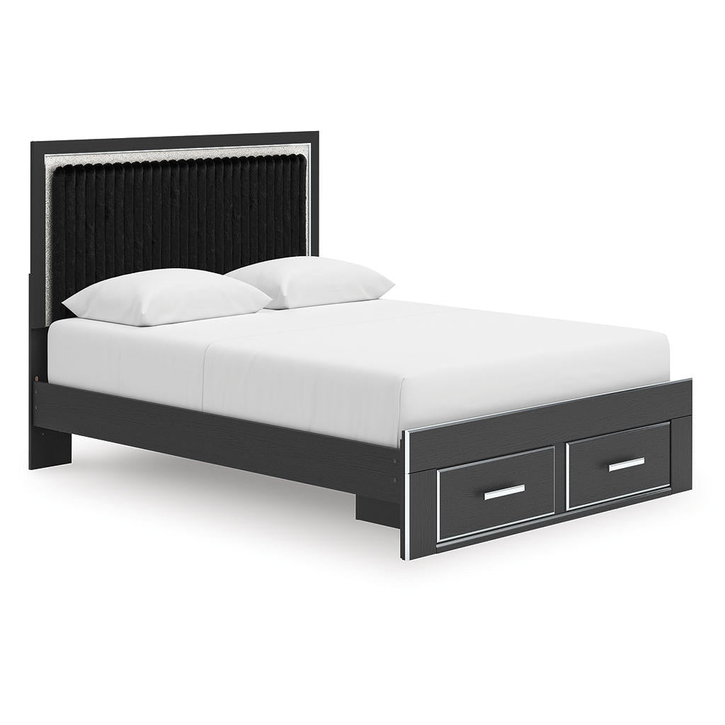 Zuraleus Queen Upholstered Panel Storage Bed Signature Design by Ashley® Bedroom