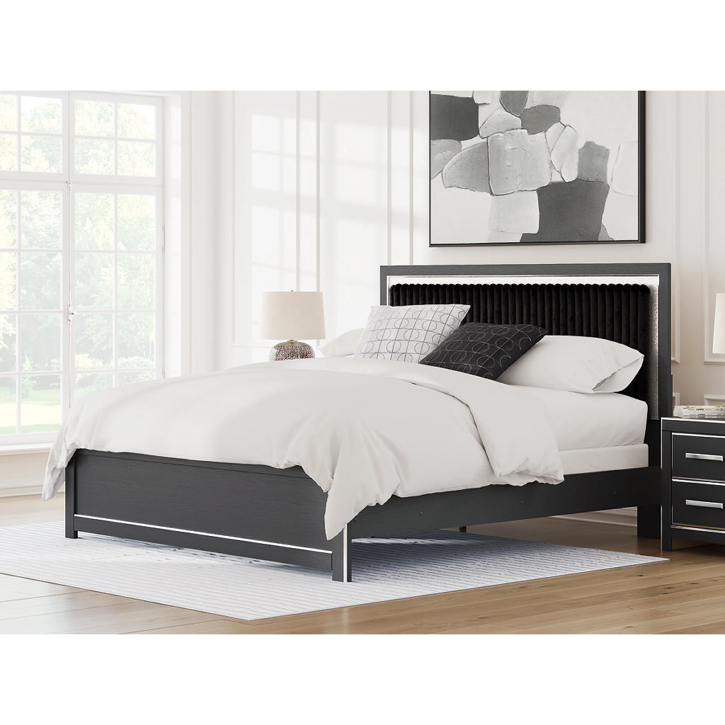 Zuraleus King Panel Bed, Dresser, Mirror and Nightstand Signature Design by Ashley® Uncategorized
