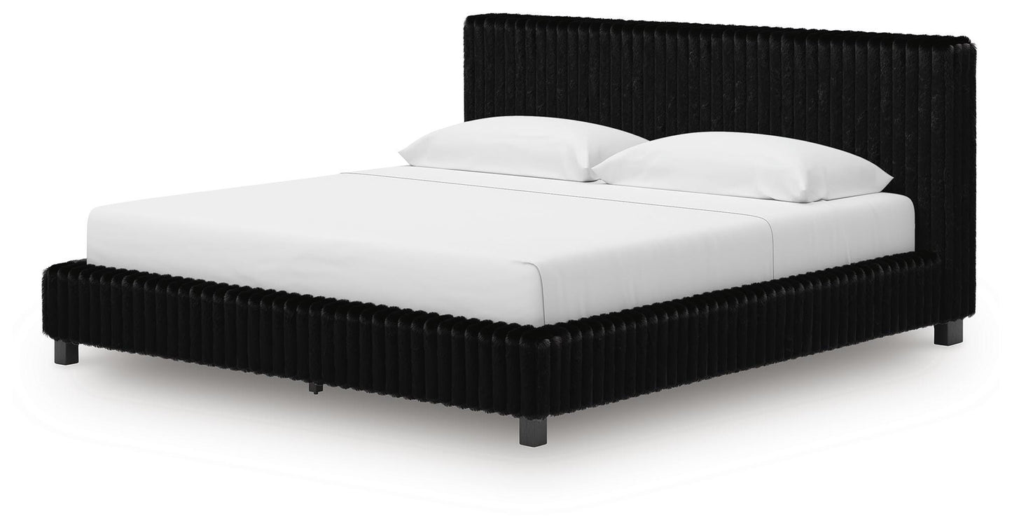 Zuraleus King Upholstered Bed, Dresser, Mirror and 2 Nightstands Signature Design by Ashley® Bedroom