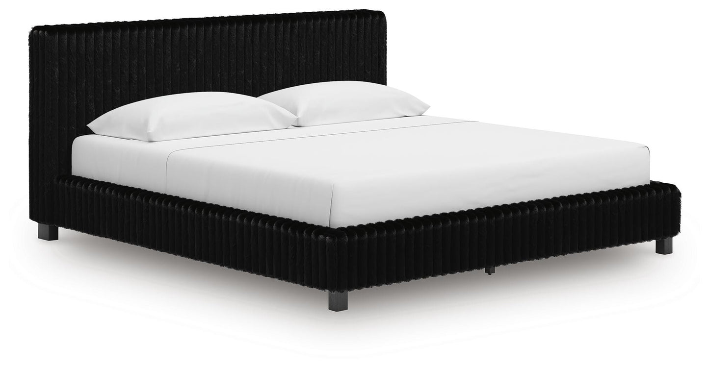 Zuraleus King Upholstered Bed, Dresser, Mirror and 2 Nightstands Signature Design by Ashley® Bedroom