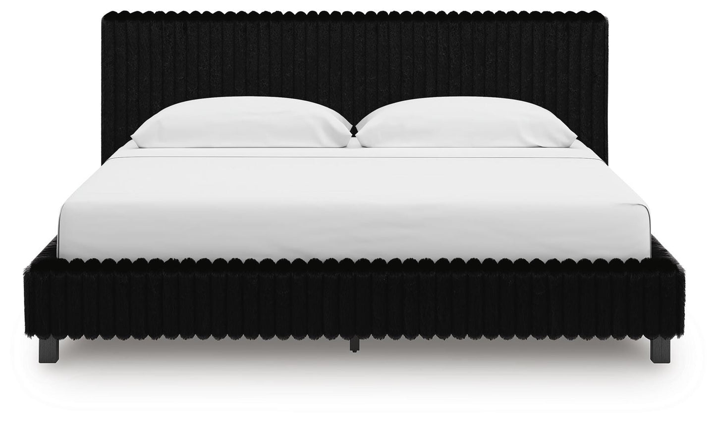 Zuraleus King Upholstered Bed, Dresser, Mirror and 2 Nightstands Signature Design by Ashley® Bedroom