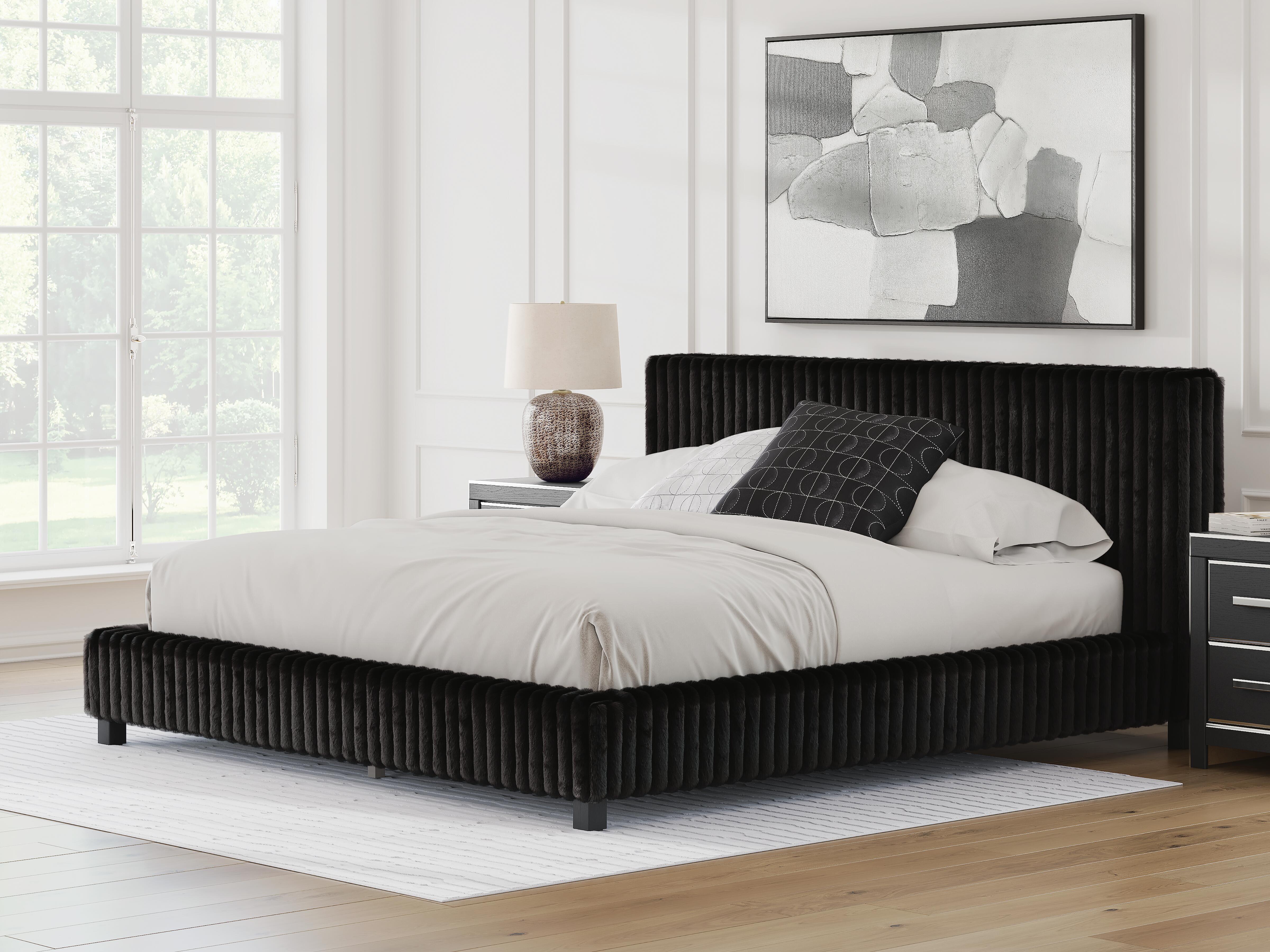 Zuraleus King Upholstered Bed, Dresser, Mirror and 2 Nightstands Signature Design by Ashley® Bedroom