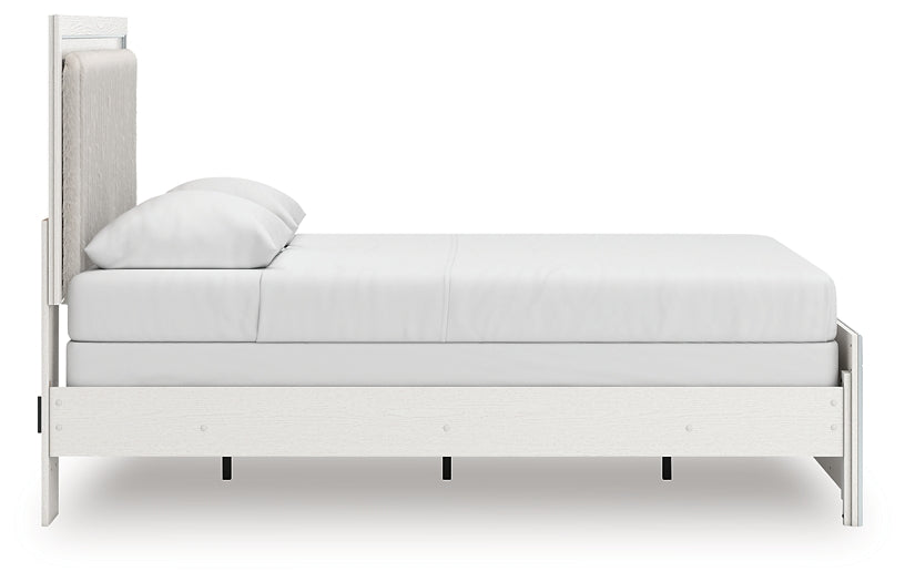 Zuraleus Queen Upholstered Panel Bed, Dresser, Mirror and Nightstand Ashley® Bedroom