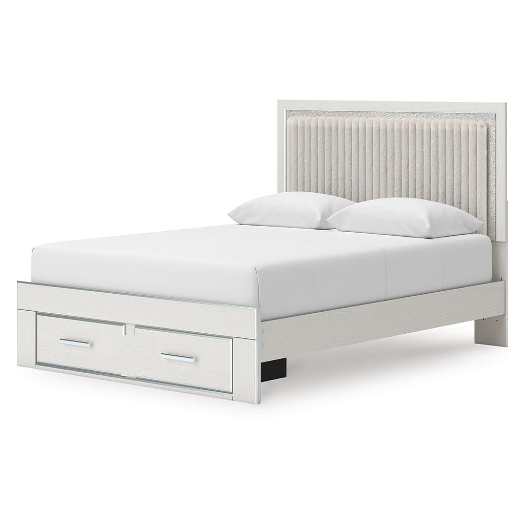 Zuraleus Queen Upholstered Panel Storage Bed Signature Design by Ashley® Bedroom
