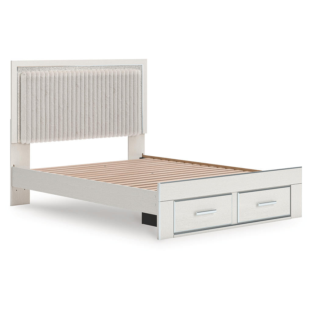 Zuraleus Queen Upholstered Panel Storage Bed Signature Design by Ashley® Bedroom