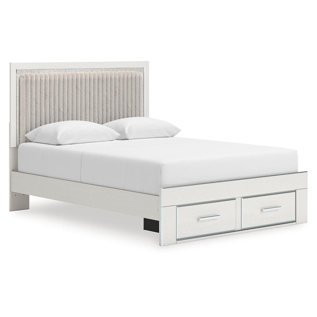 Zuraleus Queen Upholstered Panel Storage Bed Signature Design by Ashley® Bedroom