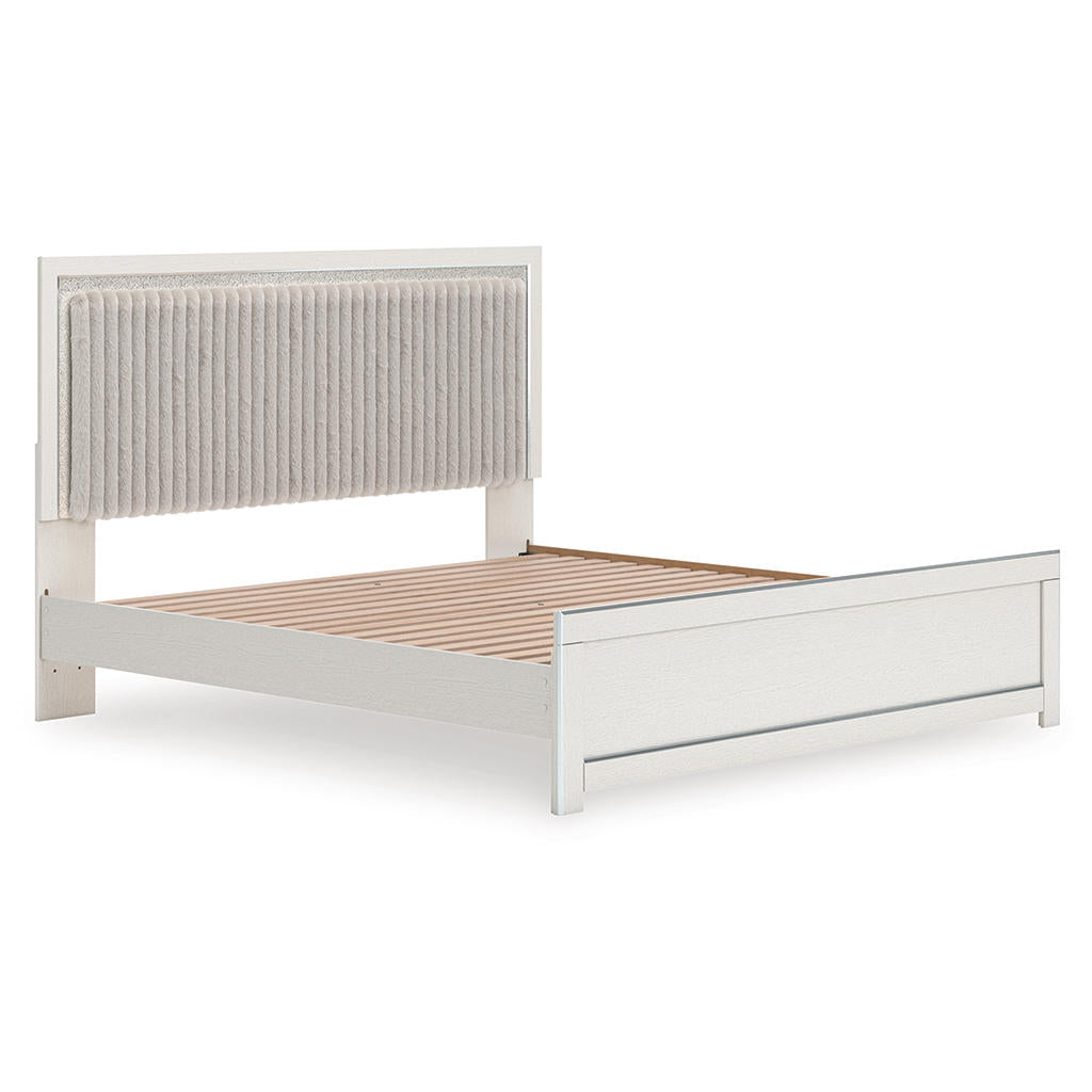 Zuraleus King Upholstered Panel Bed Signature Design by Ashley® Bedroom