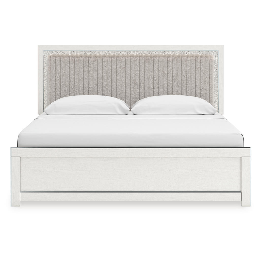 Zuraleus King Upholstered Panel Bed Signature Design by Ashley® Bedroom