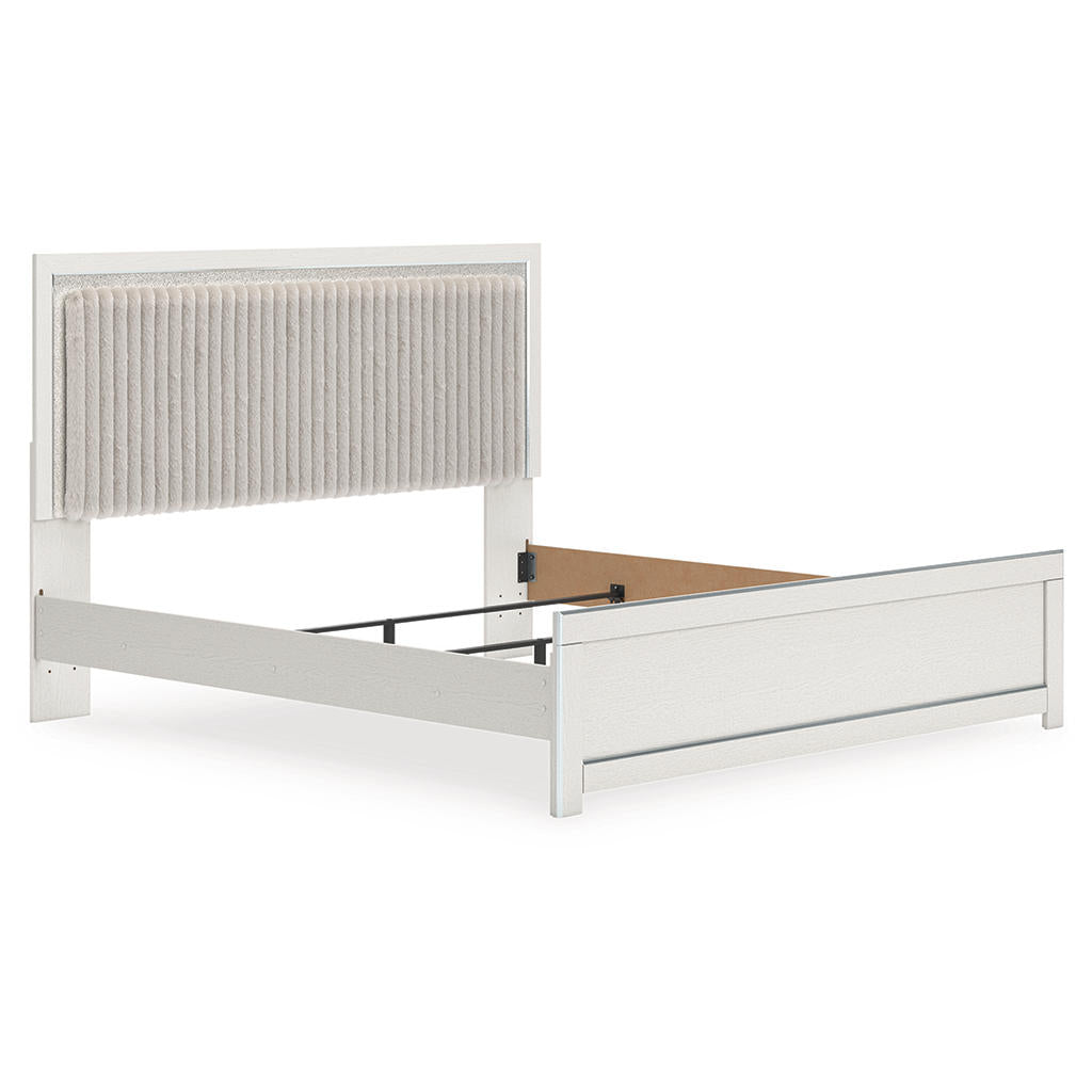 Zuraleus King Upholstered Panel Bed Signature Design by Ashley® Bedroom