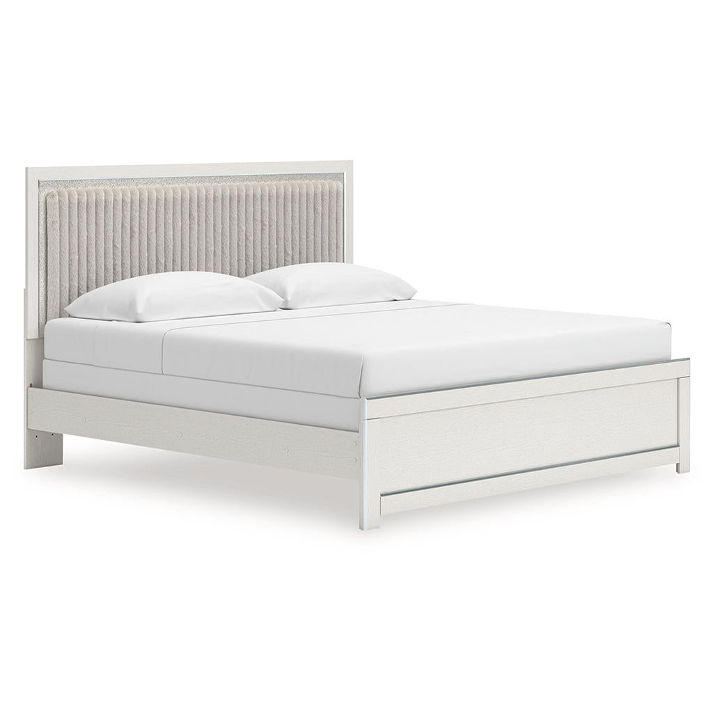 Zuraleus King Upholstered Panel Bed Signature Design by Ashley® Bedroom