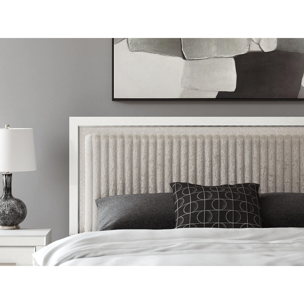 Zuraleus King Upholstered Panel Storage Bed Signature Design by Ashley® Bedroom