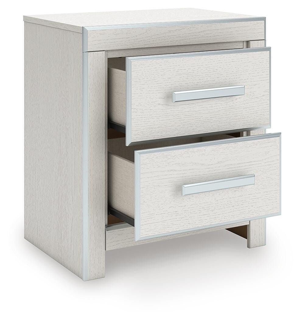 Zuraleus Queen Upholstered Platform Bed, Dresser, Mirror and Nightstand