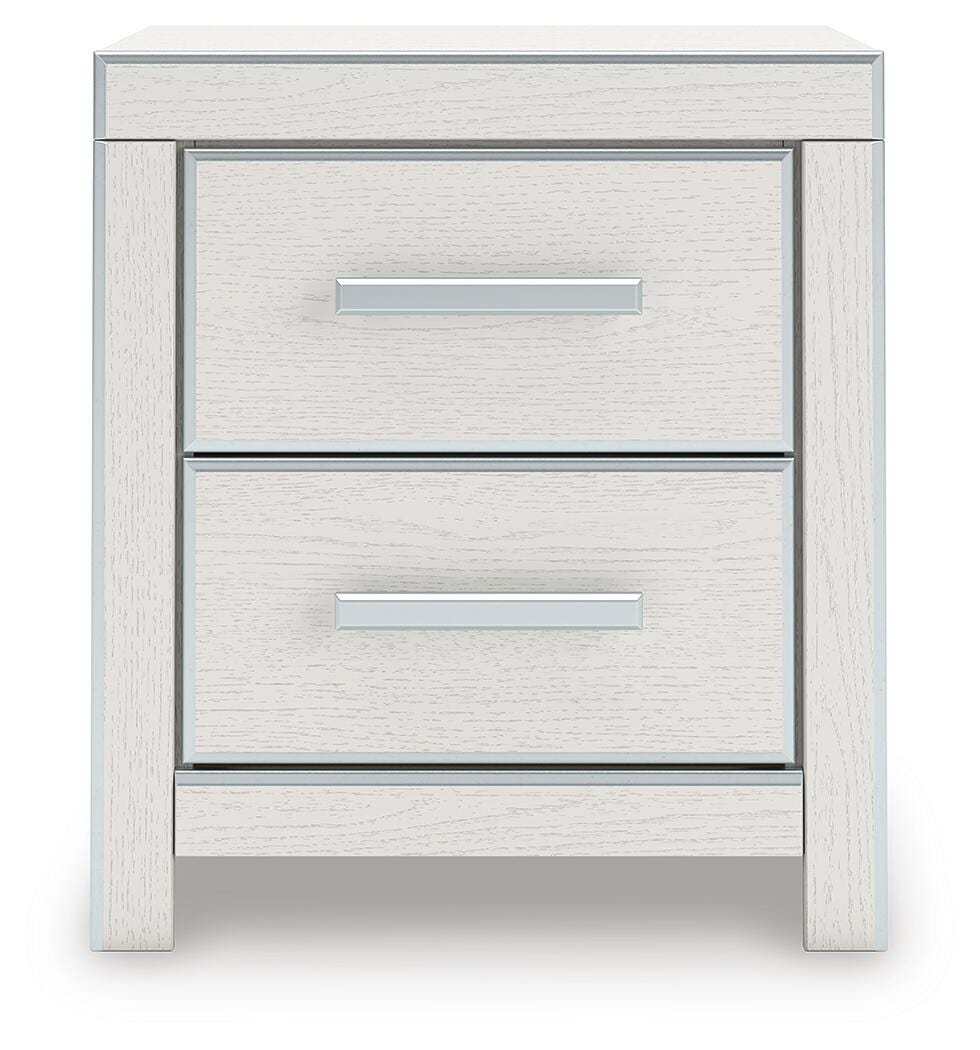 Zuraleus Queen Upholstered Platform Bed, Dresser, Mirror and Nightstand