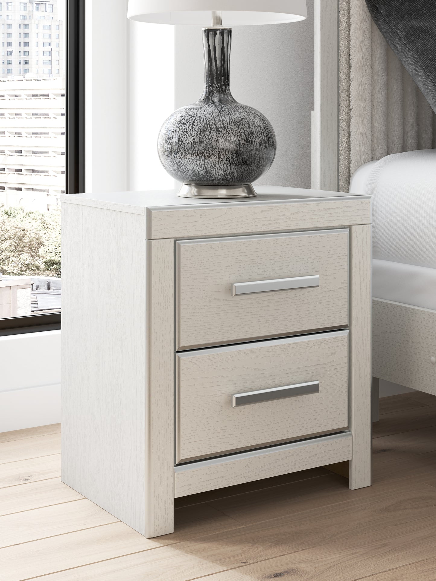 Zuraleus Queen Upholstered Panel Bed, Dresser, Mirror and Nightstand Ashley® Bedroom