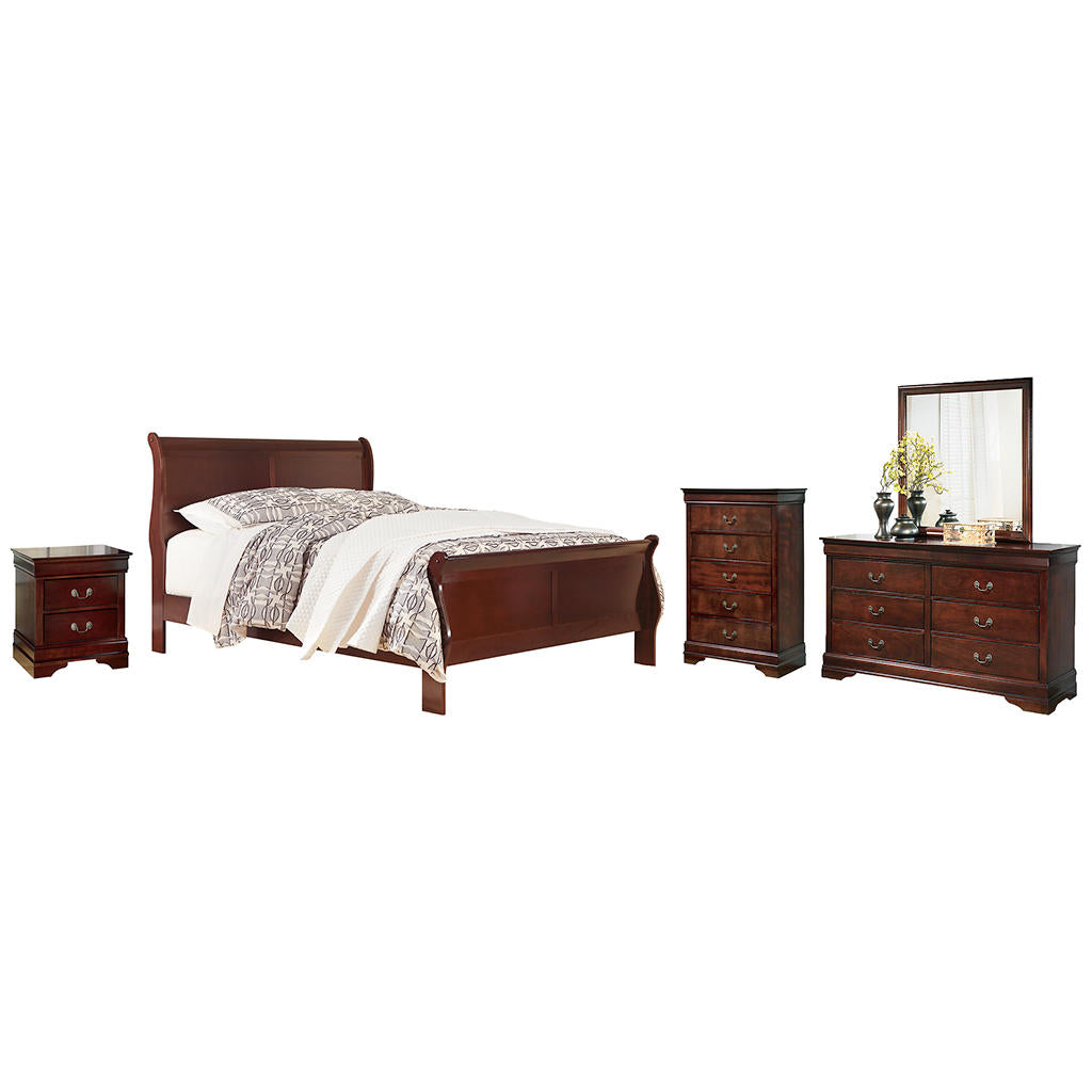 Alisdair Queen Sleigh Bed, Dresser, Mirror, Chest and Nightstand Signature Design by Ashley® Uncategorized