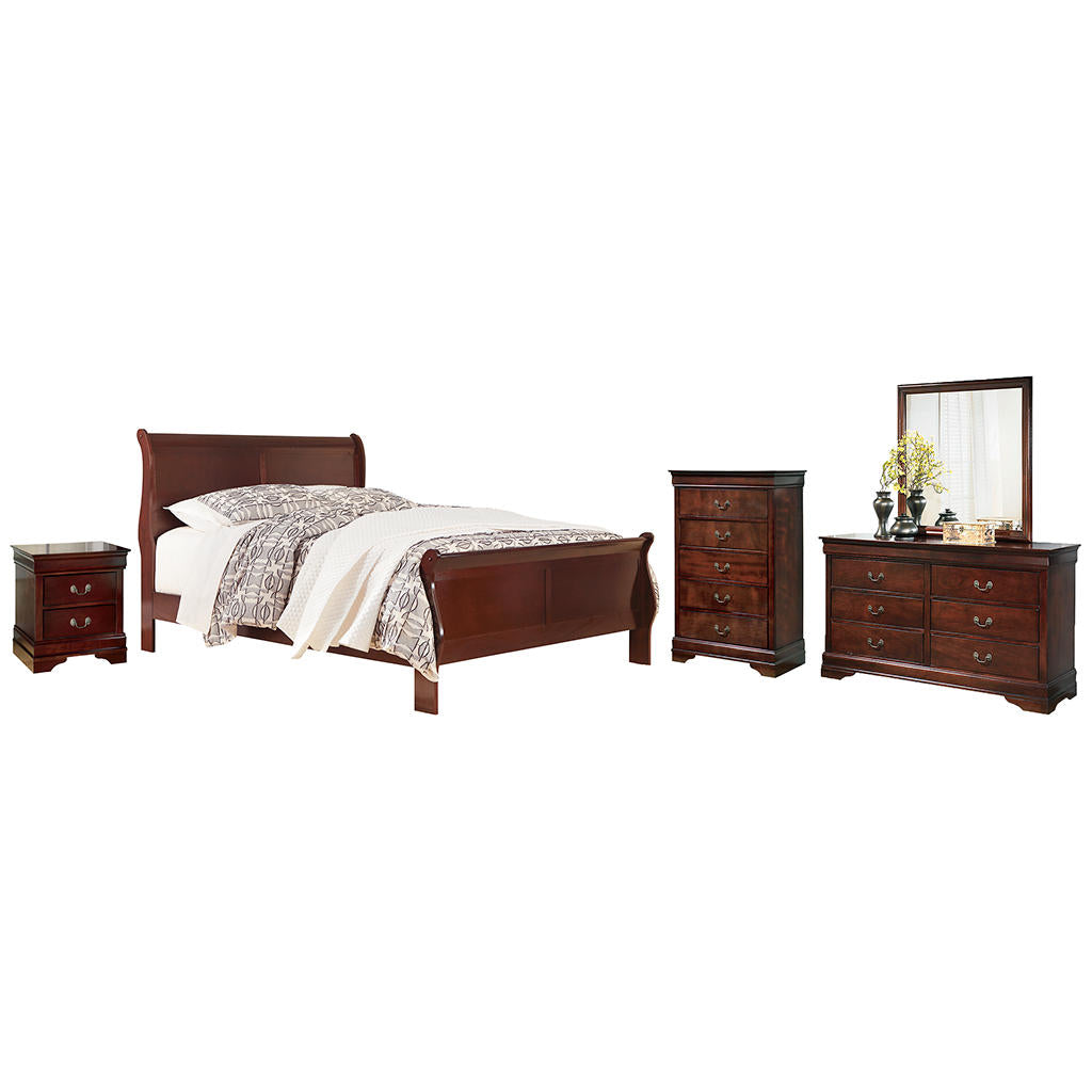Alisdair King Bed, Dresser, Mirror and Nightstand — Premium Four Signature Design by Ashley® Uncategorized