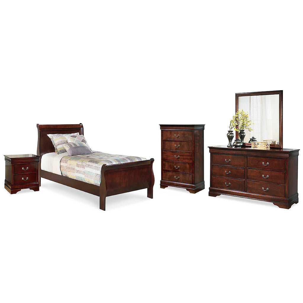Alisdair Twin Sleigh Bed, Dresser, Mirror, Chest and Nightstand Signature Design by Ashley® Uncategorized