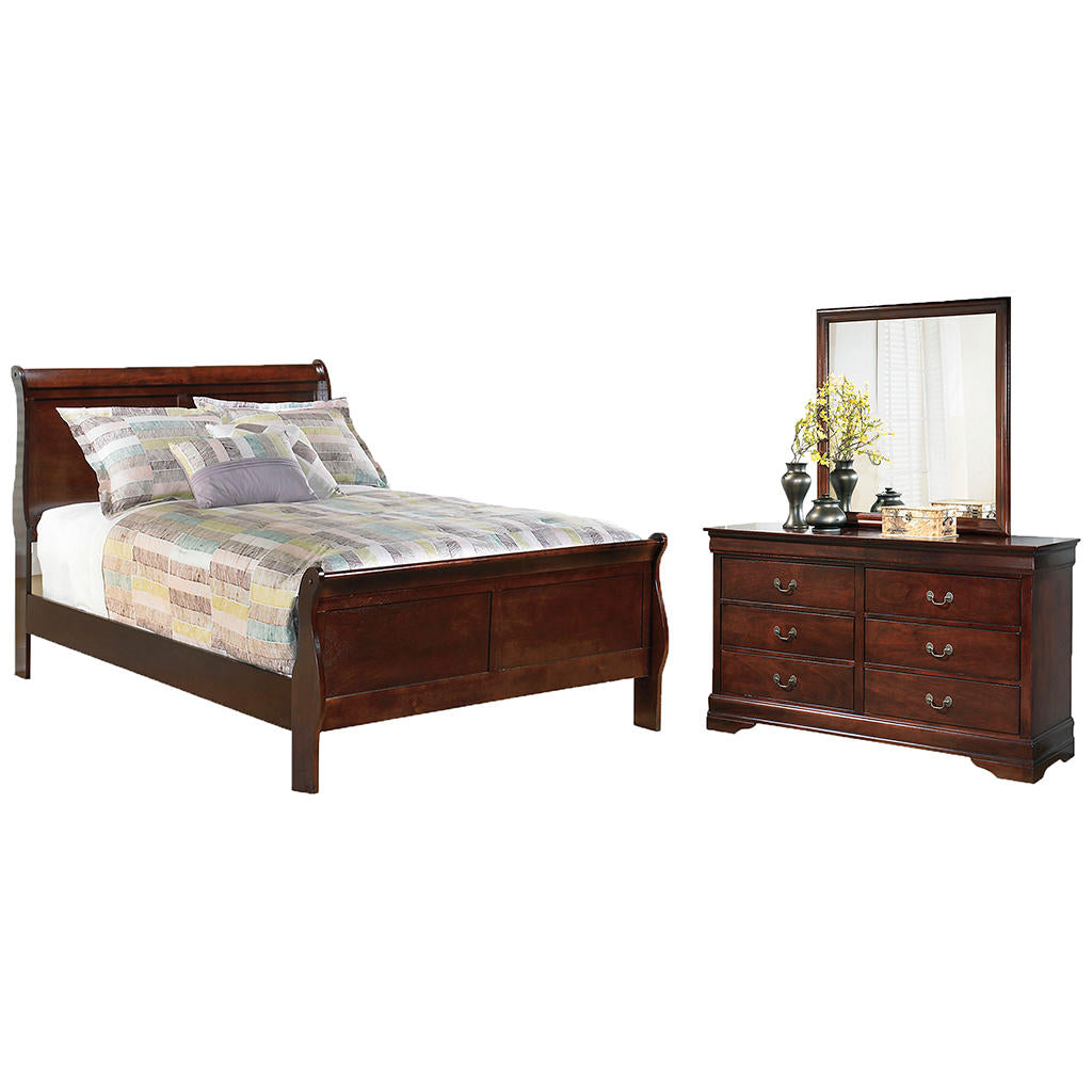 Alisdair Full Sleigh Bed, Dresser and Mirror Signature Design by Ashley® Uncategorized
