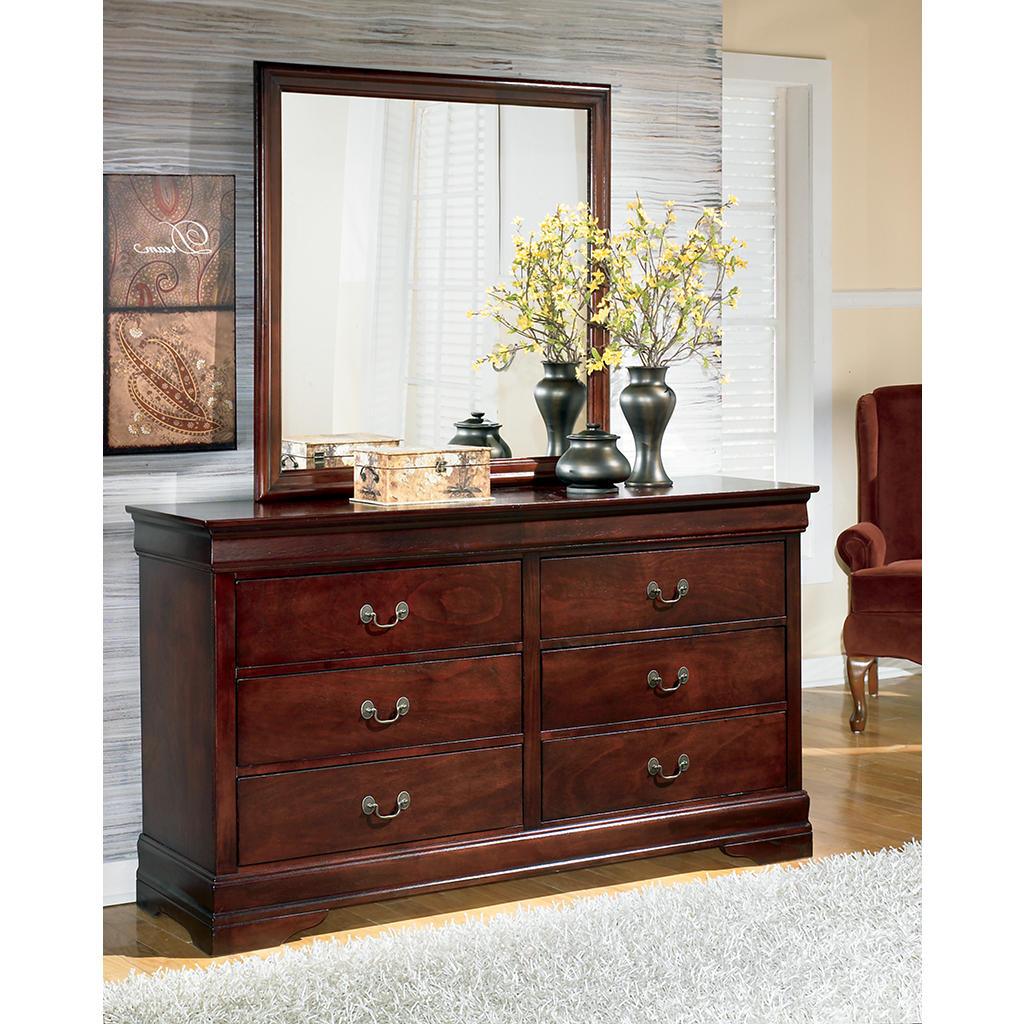Alisdair Dresser and Mirror — Traditional Vanity Wall, One Set Signature Design by Ashley® Bedroom