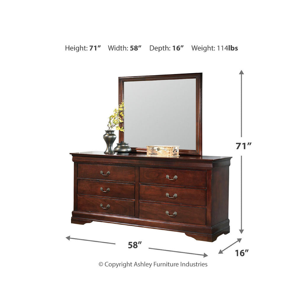 Alisdair California King Sleigh Bed, Dresser and Mirror Signature Design by Ashley® Uncategorized