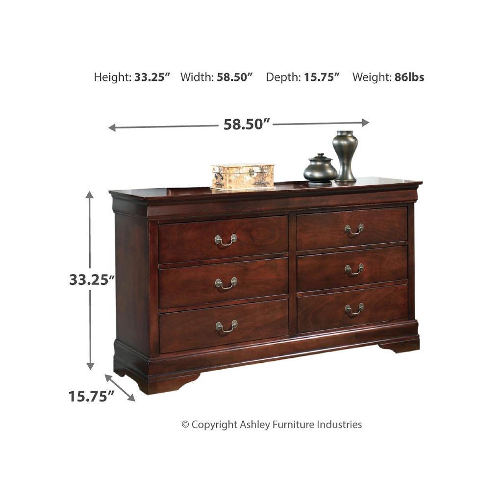 Alisdair Dresser — Six Drawers of Louis Philippe Order Signature Design by Ashley® Bedroom