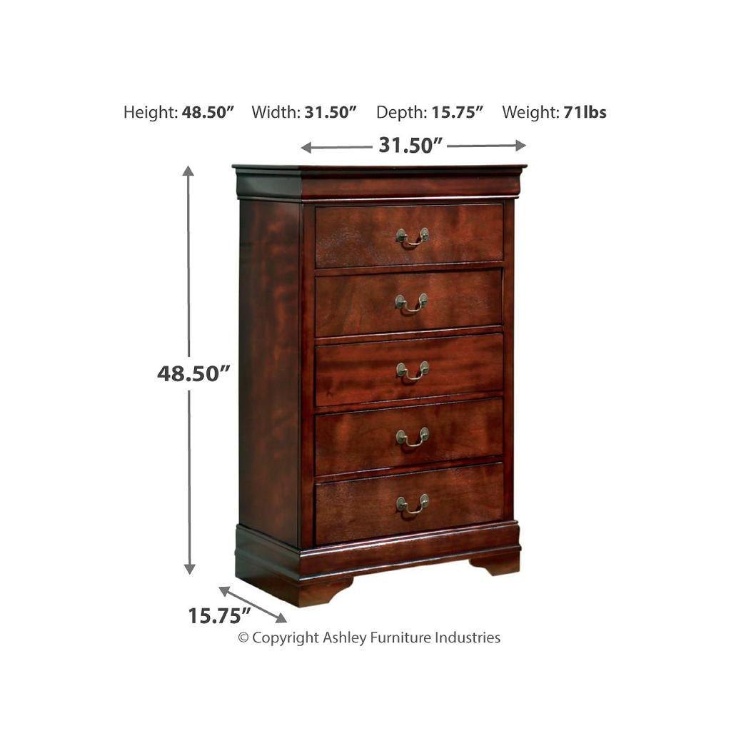 Alisdair Chest of Drawers — Slim Traditional, Tip-Safe Signature Design by Ashley® Bedroom