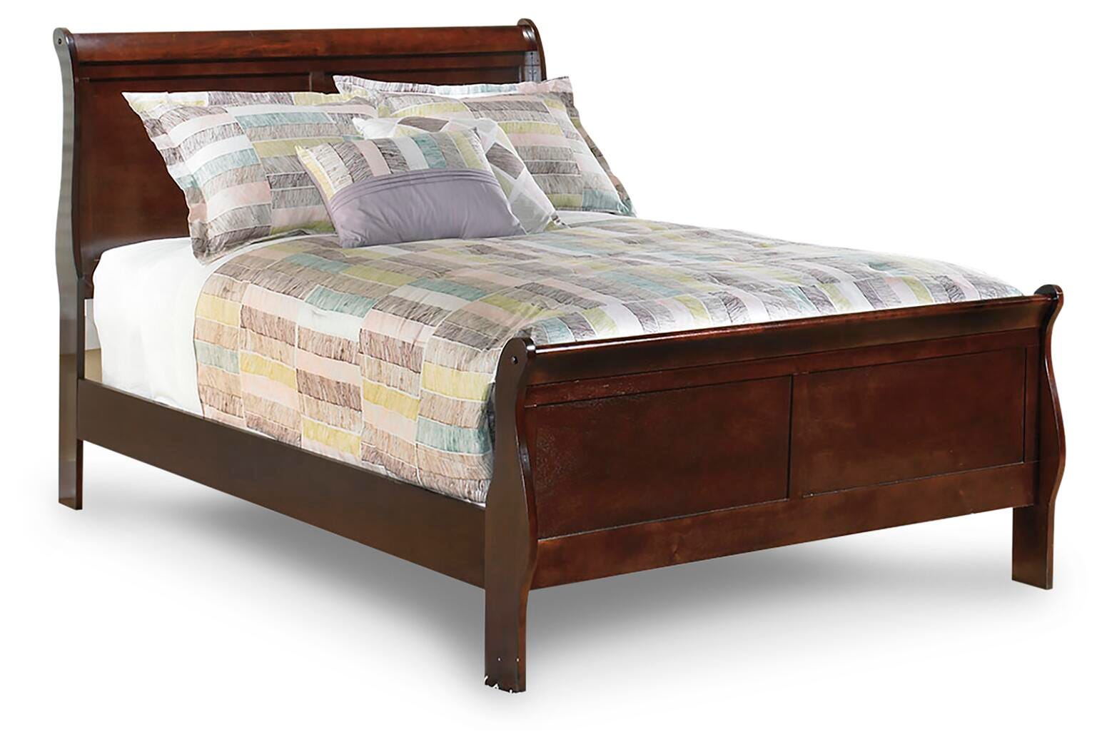 Alisdair Full Sleigh Bed, Dresser, Mirror, Chest and 2 Nightstands