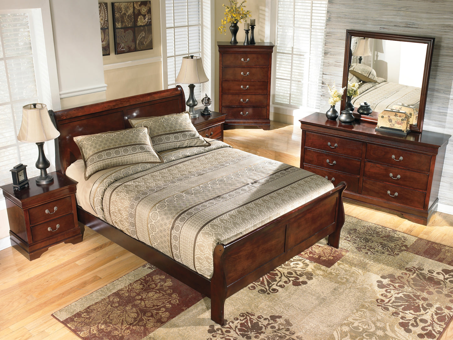 Alisdair King Sleigh Bed