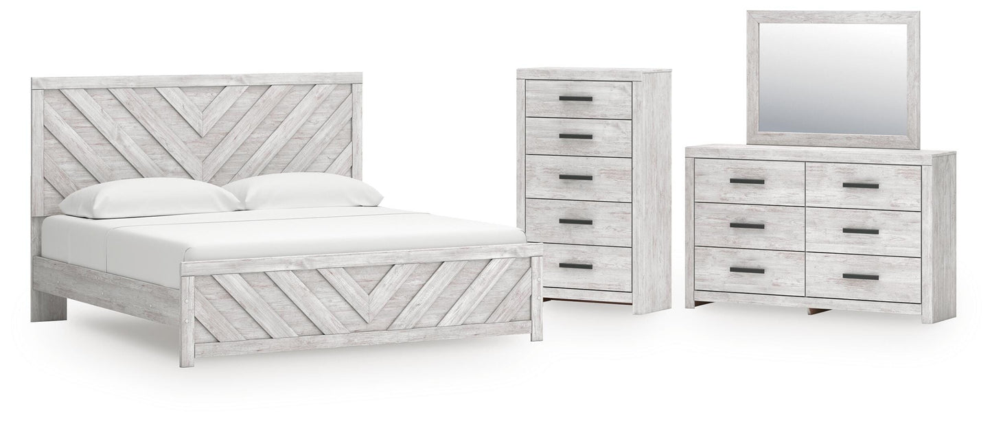 Cayboni King Panel Bed, Dresser, Mirror and Chest — 4-Piece Signature Design by Ashley® Bedroom