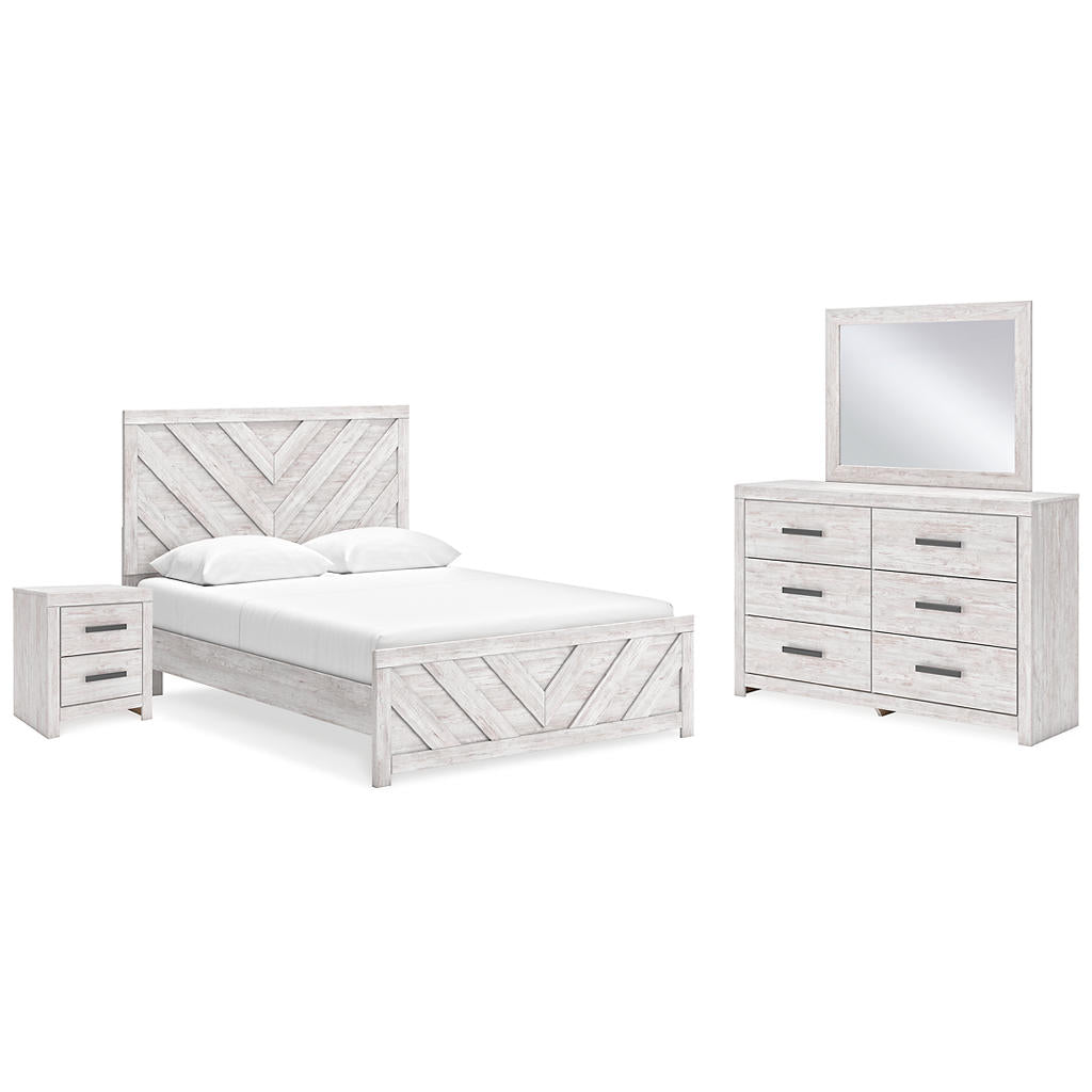 Cayboni Queen Panel Bed, Dresser, Mirror and Nightstand Signature Design by Ashley® Uncategorized