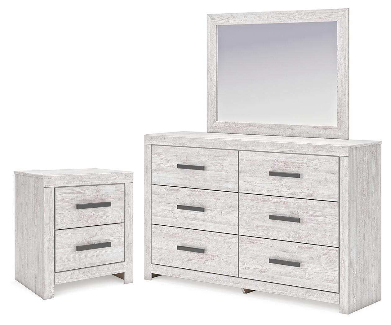 Cayboni Dresser, Mirror and Nightstand