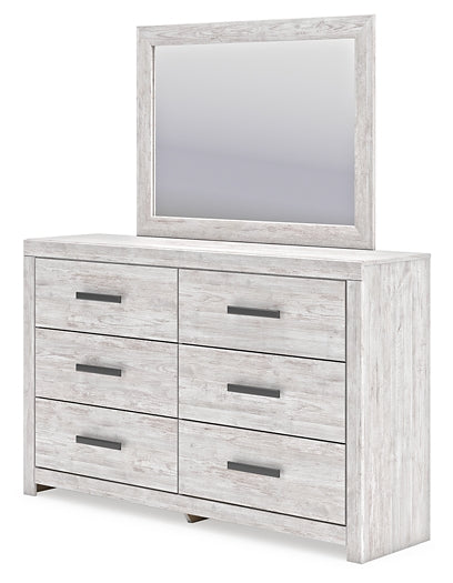 Cayboni Queen Panel Bed, Dresser, Mirror and Nightstand