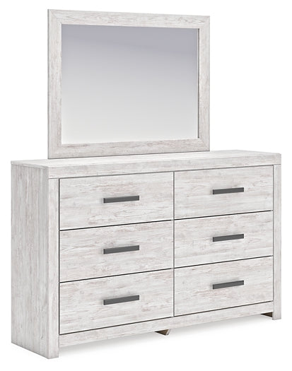 Cayboni Queen Panel Bed, Dresser, Mirror and Nightstand