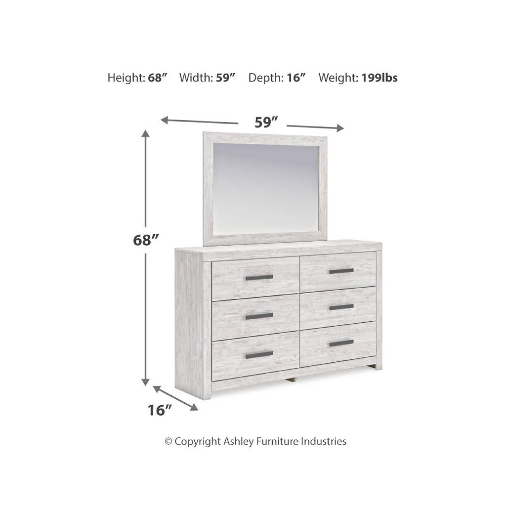 Cayboni King Panel Bed, Dresser, Mirror, Chest and 2 Nightstands Signature Design by Ashley® Uncategorized