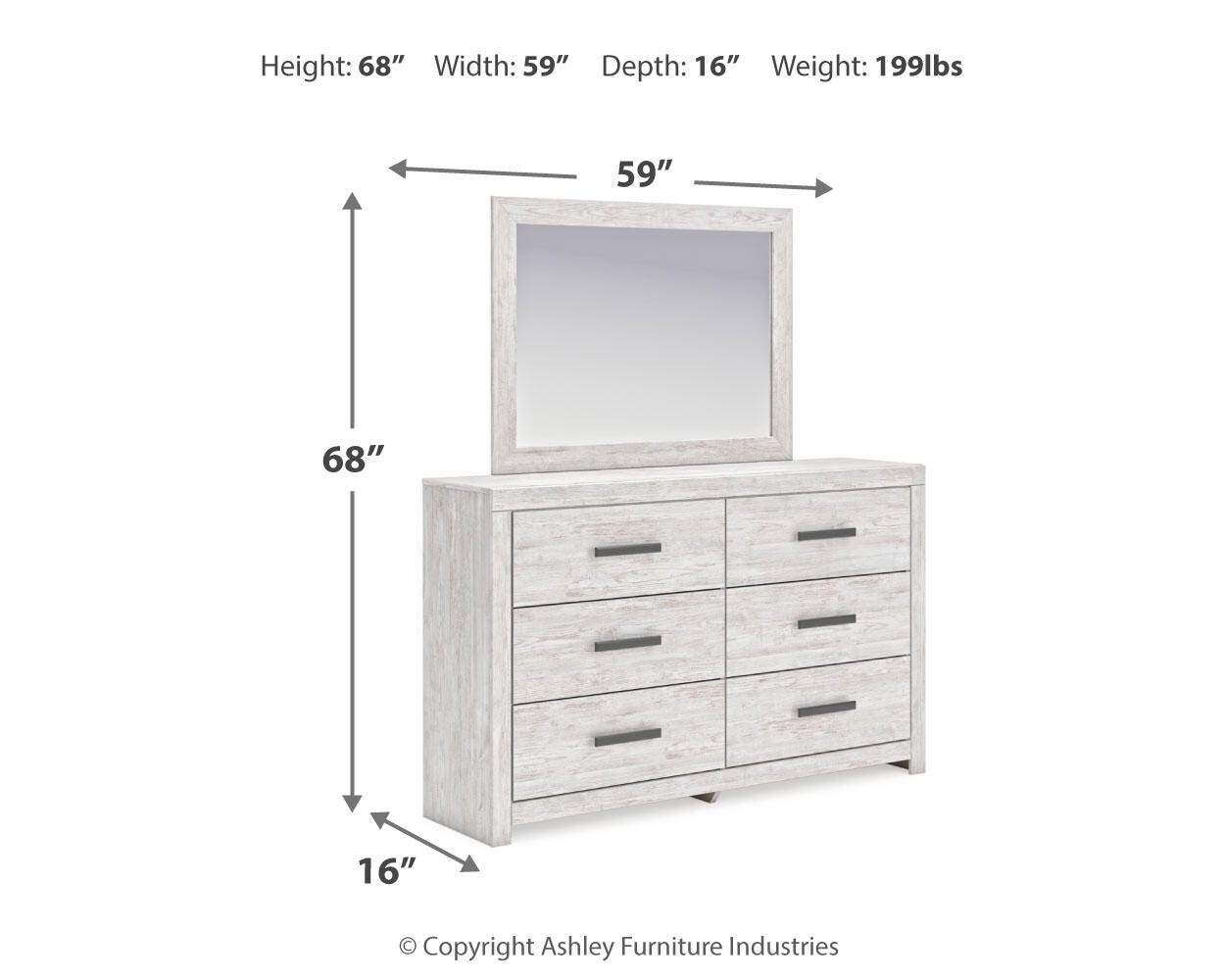 Cayboni King Panel Bed 5-Piece Set — Dresser, Mirror, Chest Signature Design by Ashley® Bedroom