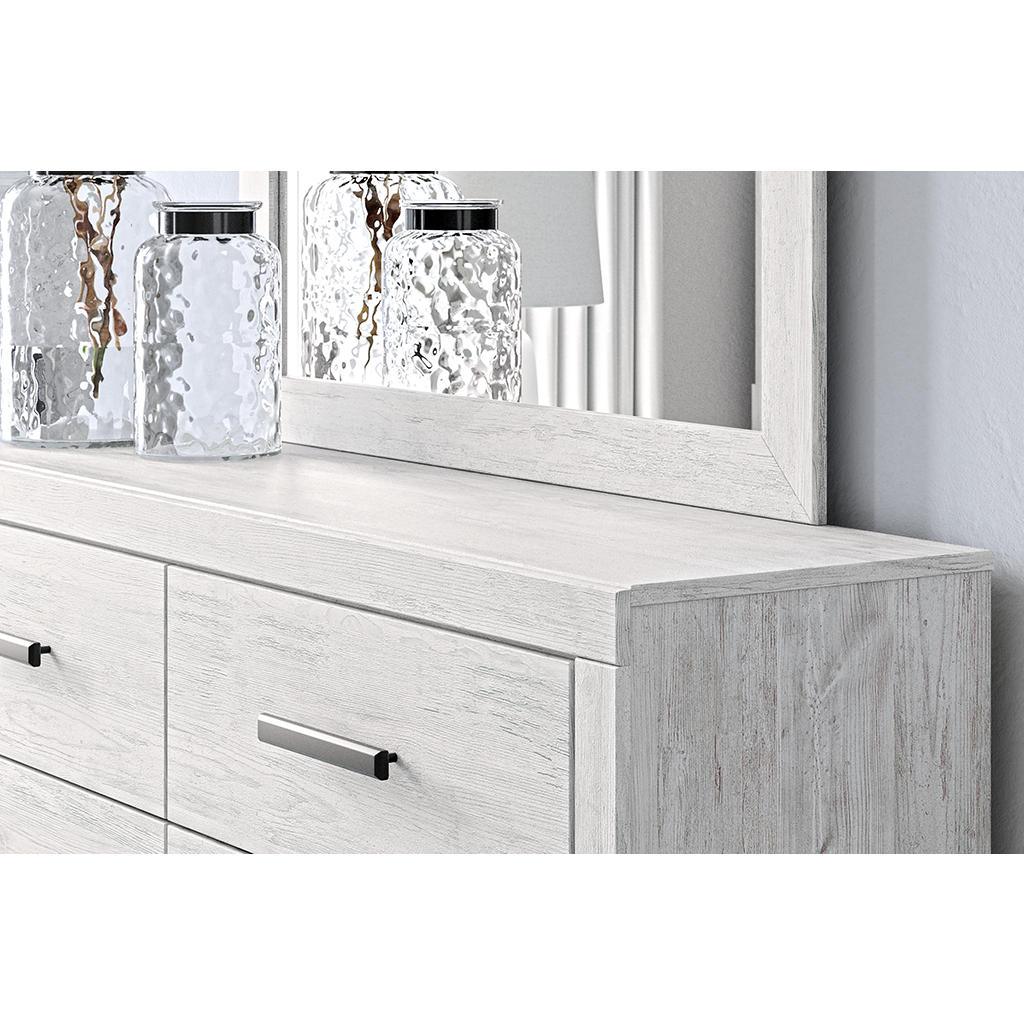 Cayboni Dresser and Mirror — Whitewash Signature Design by Ashley® Bedroom