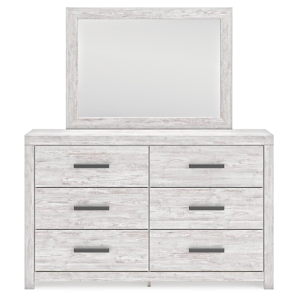 Cayboni Dresser and Mirror — Whitewash Signature Design by Ashley® Bedroom