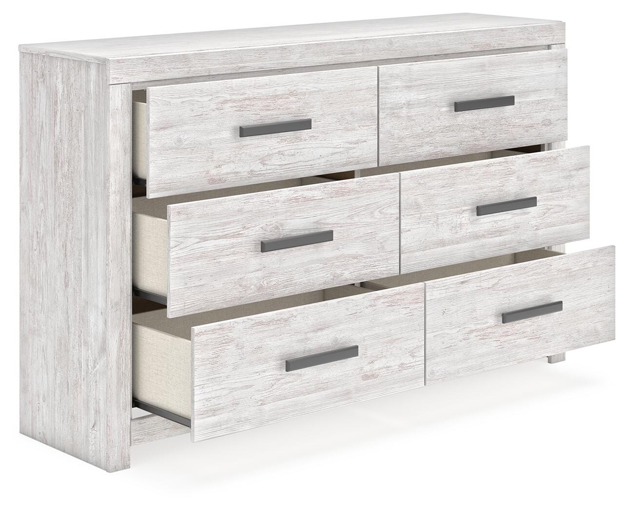Cayboni Full Panel Bed, Dresser and Nightstand