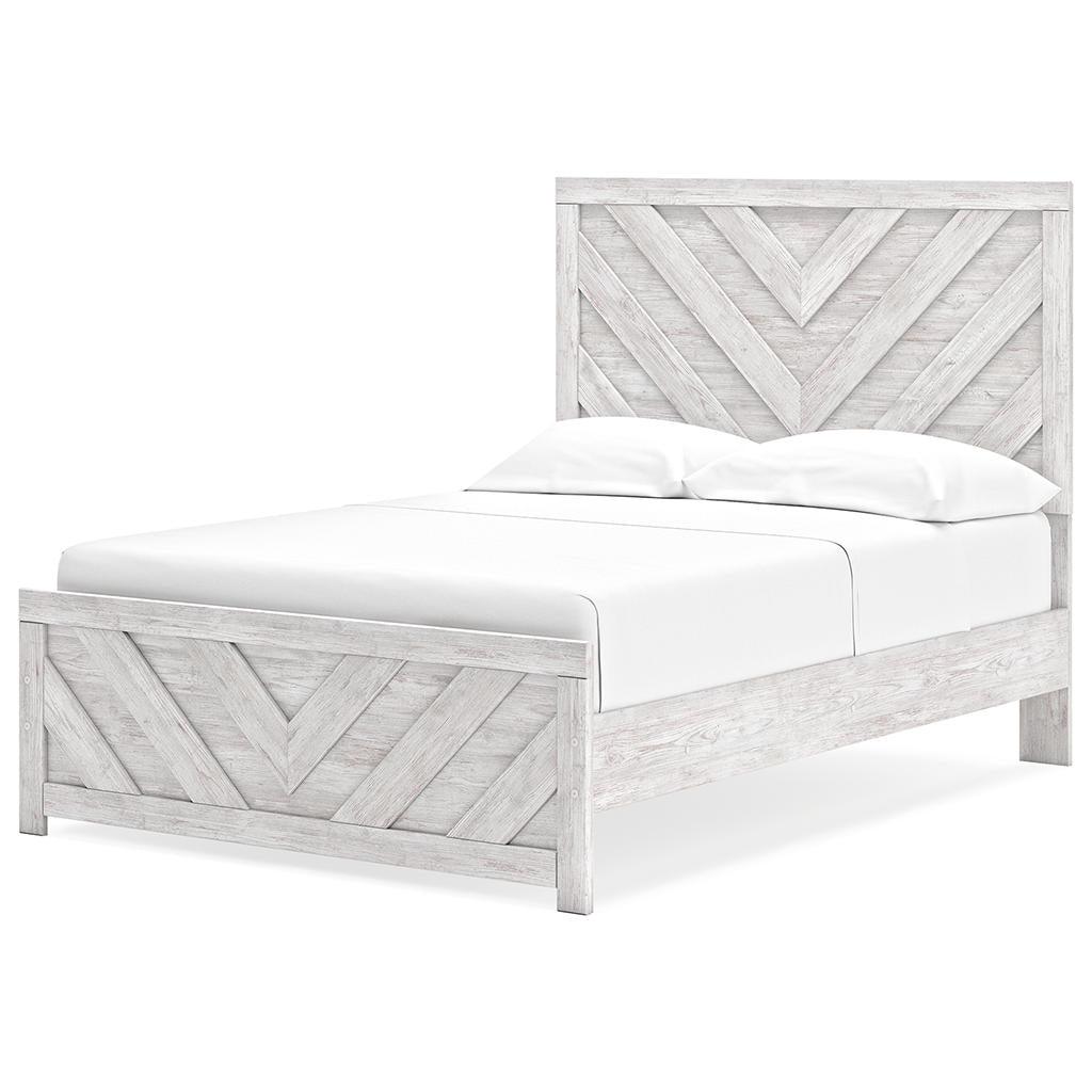 Cayboni Full Bed, Dresser and Mirror — Whitewash Signature Design by Ashley® Uncategorized