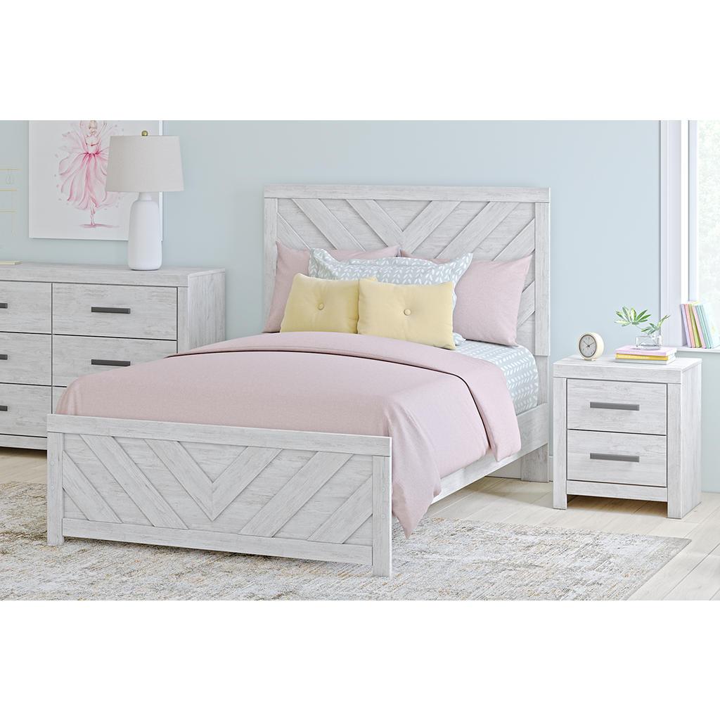 Cayboni Full Bed, Dresser and Mirror — Whitewash Signature Design by Ashley® Uncategorized