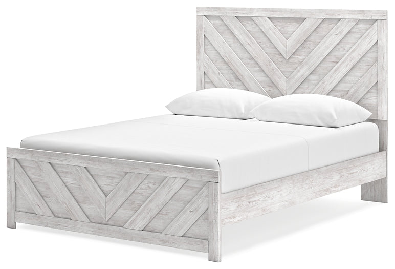 Cayboni Queen Panel Bed, Dresser, Mirror and Nightstand