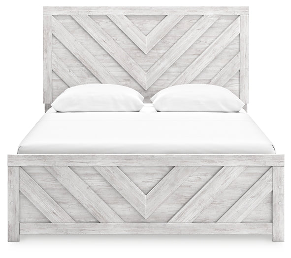 Cayboni Queen Panel Bed, Dresser, Mirror and Nightstand