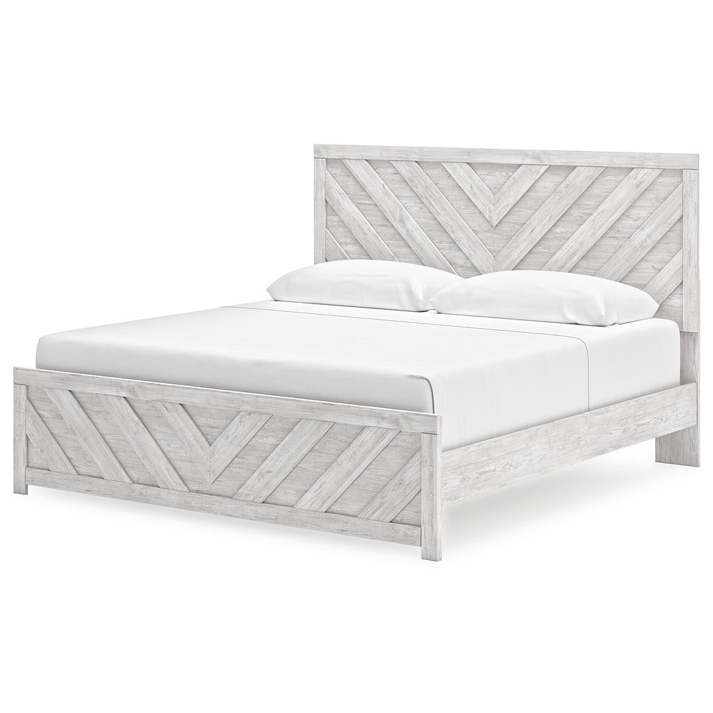 Cayboni King Panel Bed, Dresser, Mirror, Chest and 2 Nightstands Signature Design by Ashley® Uncategorized