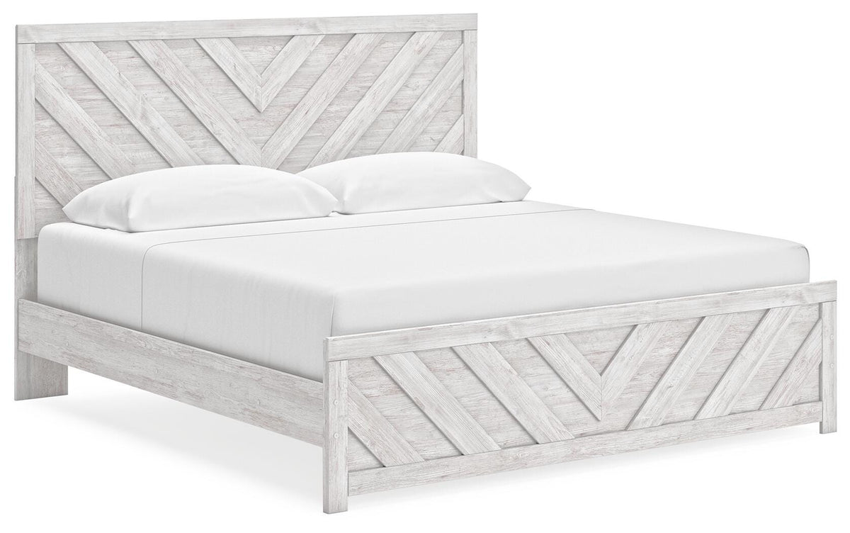 Cayboni King Panel Bed 5-Piece Set — Dresser, Mirror, Chest Signature Design by Ashley® Bedroom